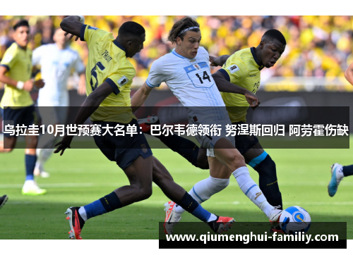 乌拉圭10月世预赛大名单：巴尔韦德领衔 努涅斯回归 阿劳霍伤缺